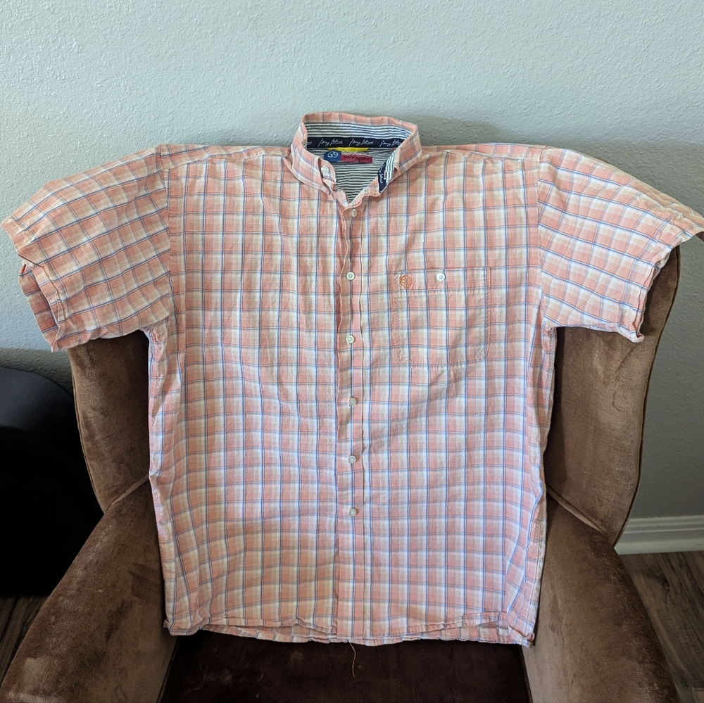 George Strait Wrangler Short Sleeve Button Down